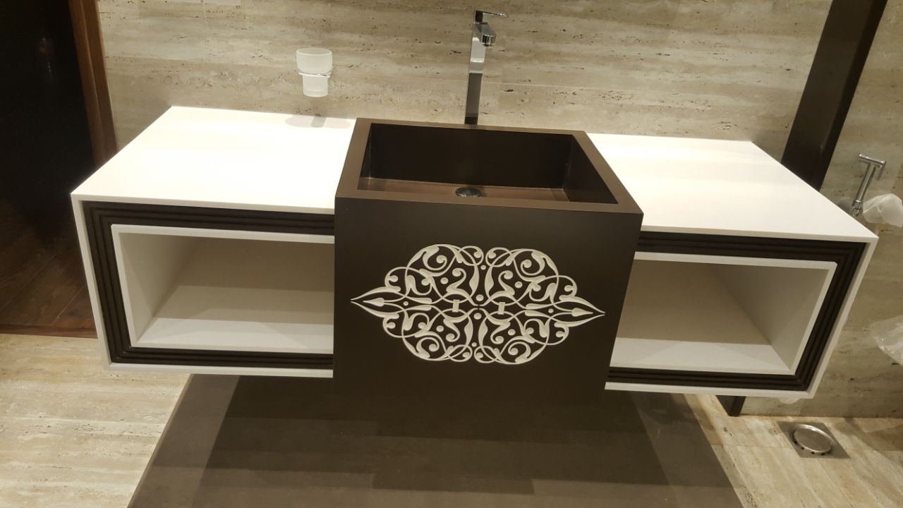 corian vanity